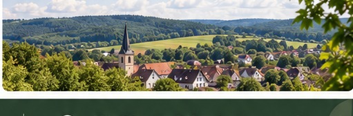 Ländliche Region in Mittelhessen